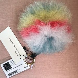 Real fox fur Pom